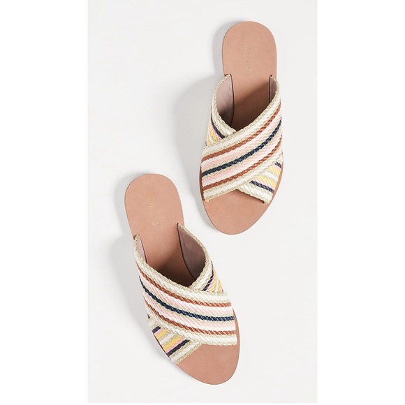 Diane con Furstenberg Cindy Slide Sandals, Ivory Multi, 39 - Picture 4 of 16